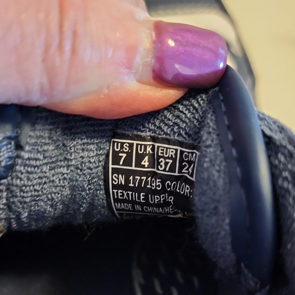 Skechers Blue and White Trendy Sneakers - Picture 5 of 5